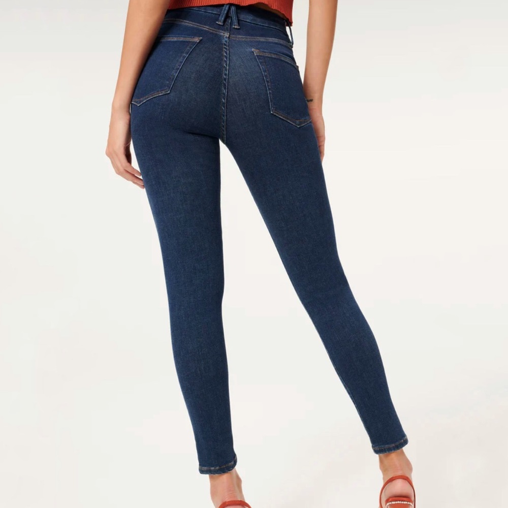 Good American Good Waist High Rise Skinny Jeans size 28